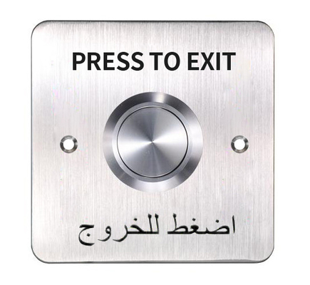 Big Push Button,European Standard Size, 304 Thick Stainless Steel