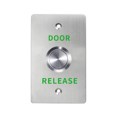 Engraved Big Push Button with Green Text,ANSI Size 115*70mm, 304 Thick Stainless Steel.