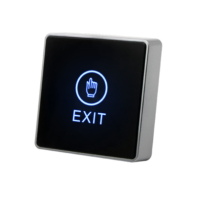 Black Touch sensor Exit Button 86*86mm