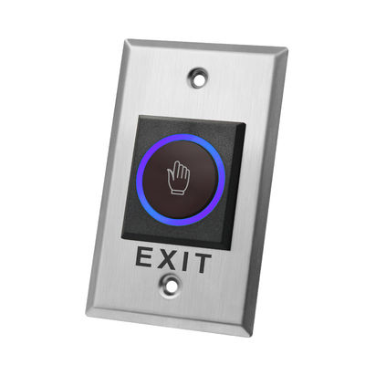 115*70mm Stainless Steel Touchless Infrared Exit Button with LED light