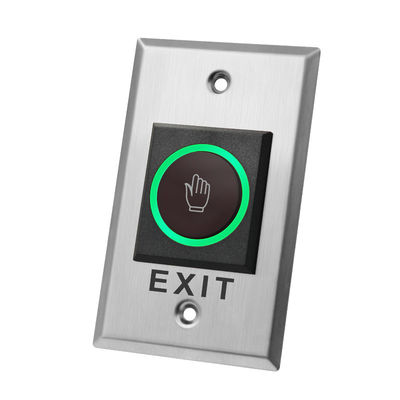 115*70mm Stainless Steel Touchless Infrared Exit Button with LED light