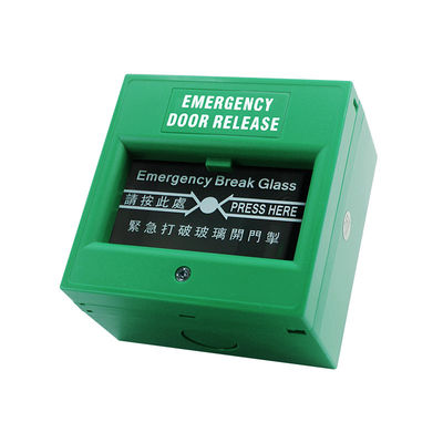 707G SPDT Green Break Glass,With English Letter