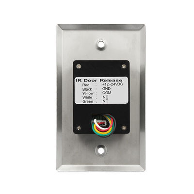 T2 115*70mm Stainless Steel Touchless Infrared Exit Button with LED light,With English Text