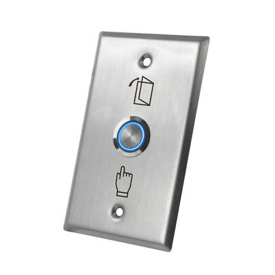 HS70L ANSI 115*70mm Thin faceplate Stainless Steel Push Button,Output NO/NC/COM,With LED light