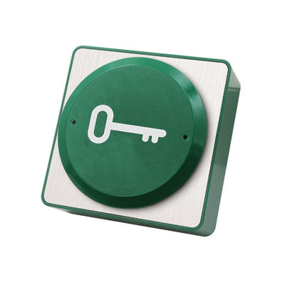 BD851K 86*86mm Big Metal switch door release button with Backbox,With Key Drawing on the button,suitable to disabled