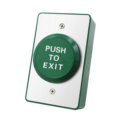 BD701P 115*70mm Big Metal switch door release button with Backbox,With English Text on the button,suitable to disabled