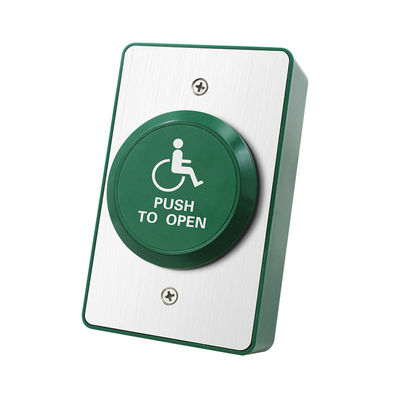 BD701H 115*70mm Big Metal Switch Door Release Button With Backbox,With Wheelchair Drawing,Suitable To Disabled