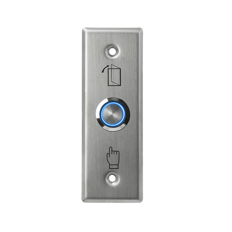 HS40L ANSI 115*40mm Thin faceplate Stainless Steel Push Button,Output NO/NC/COM,With LED light