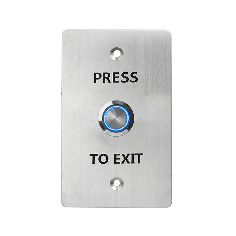 HS701L ANSI 115*70mm Thick faceplate 304 Stainless Steel Push Button,Output NO/NC/COM,with LED light