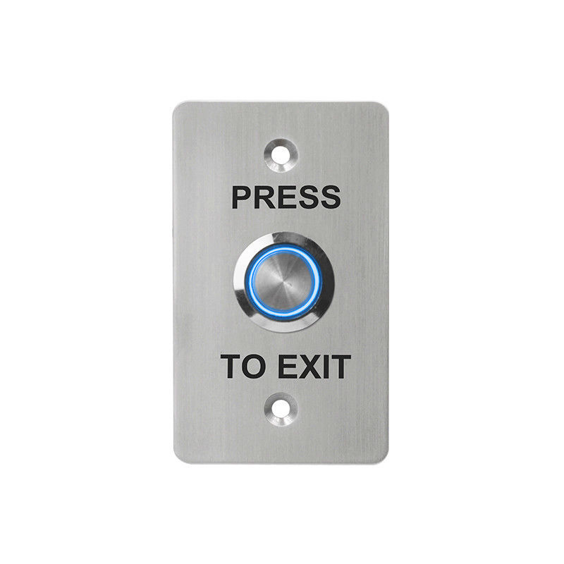 HS501L  86*50mm Thick faceplate 304 Stainless Steel Push Button,Output NO/NC/COM,with LED light