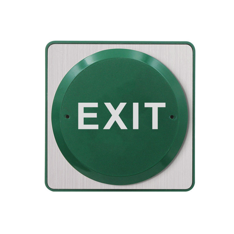 BD851E 86*86mm Big Metal switch door release button with Backbox,With English Text on the button,suitable to disabled