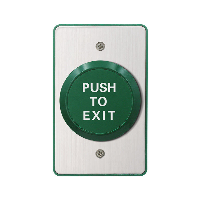BD701P 115*70mm Big Metal switch door release button with Backbox,With English Text on the button,suitable to disabled